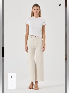 ROLLA'S Sailor Jean in Comfort Off White, Size 27
